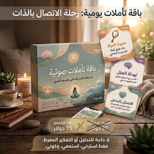 باقة تتضمن 3 تأملات يومية